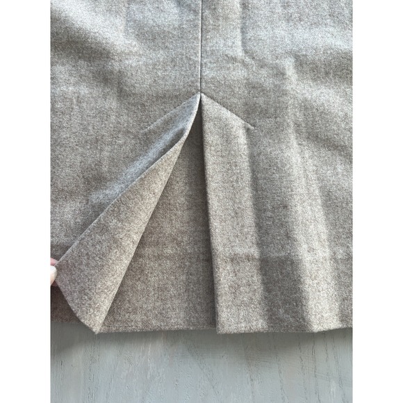 Max Mara Made in Italy Beige Tan Pencil Skirt Wool Size US 4 - Picture 3 of 5